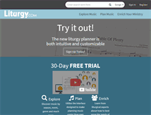 Tablet Screenshot of liturgy.com